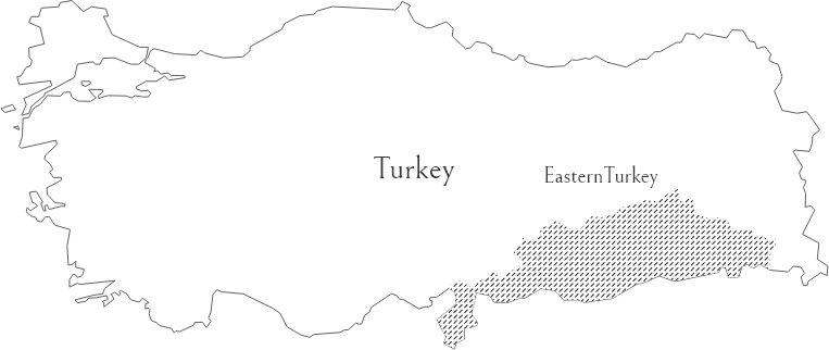 Eastern Turkey map